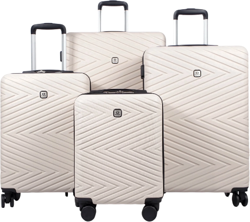 Travelhouse 4 Piece Hardshell Luggage Set Deal