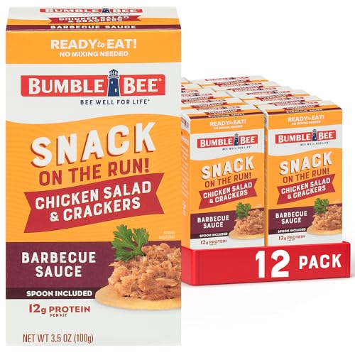 Bumble Bee Snack On The Run BBQ Chicken Salad Kit, 12-Pack