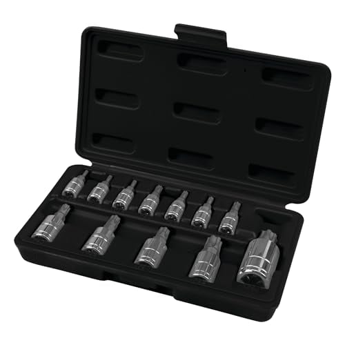 Performance Tool W38804 12-Piece Star Plus Bit Socket Set