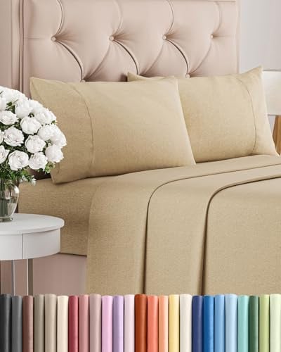 Queen Size 4 Piece Hotel Luxury Bed Sheet Set Deal