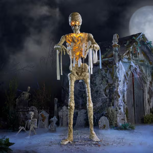 11' Grave & Bones Giant-Sized LED Mummy