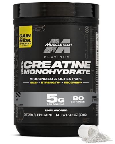 MuscleTech Platinum Creatine Monohydrate Powder 80-Servings Deal