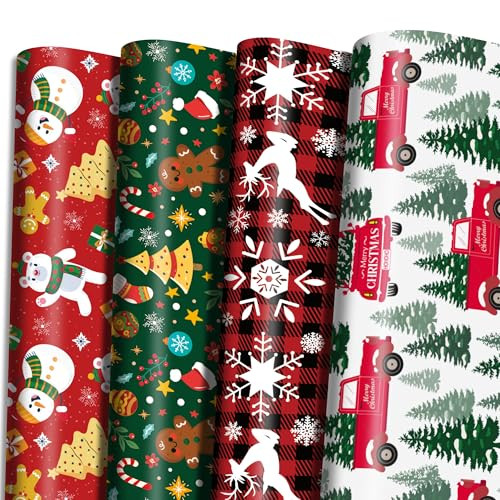 OHOME Christmas Wrapping Paper