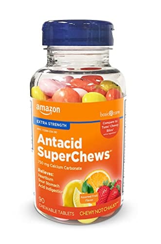 Amazon Basic Care Antacid SuperChews 