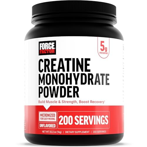 Force Factor Creatine Monohydrate Powder 2.21-Pound