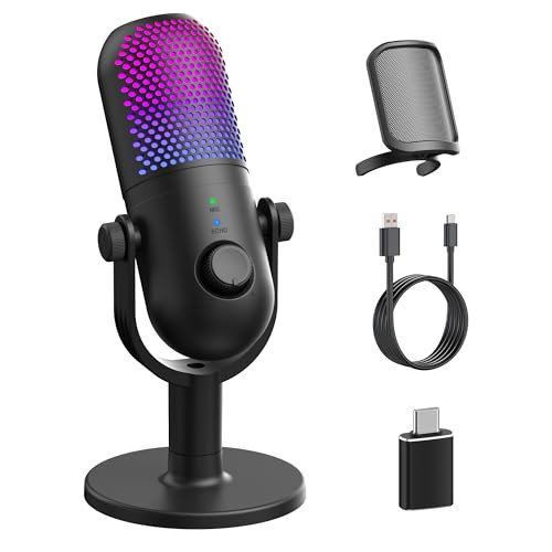 USB Gaming Condenser Microphone