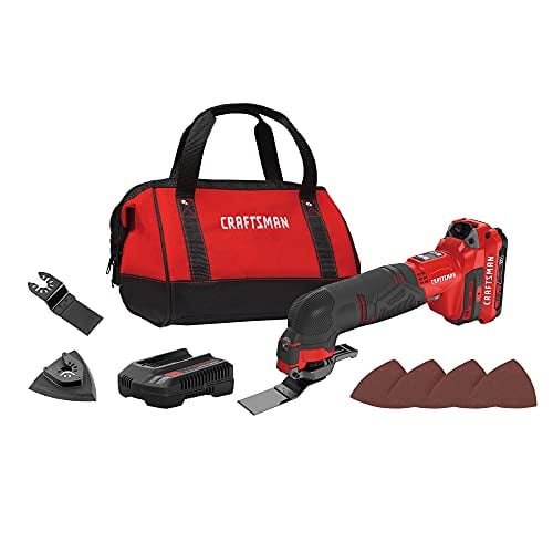 CRAFTSMAN V20 Cordless Oscillating Tool Kit with Battery and Charger