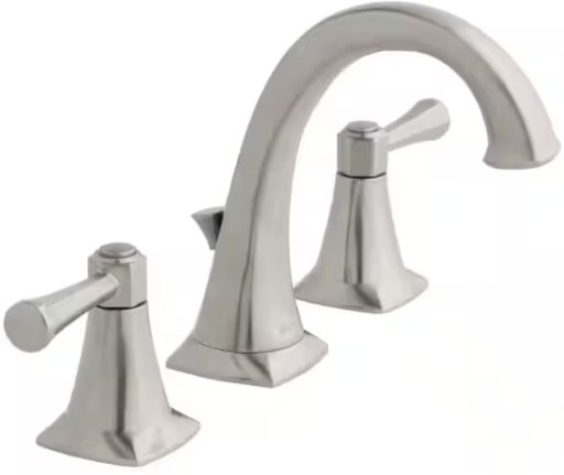 Glacier Bay Stillmore 8 in. Widespread Double-Handle High-Arc Bathroom Faucet