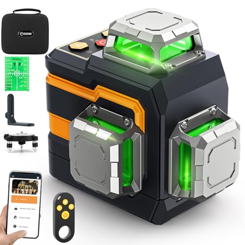 Green Laser Level 3x360° Self Leveling with App Control