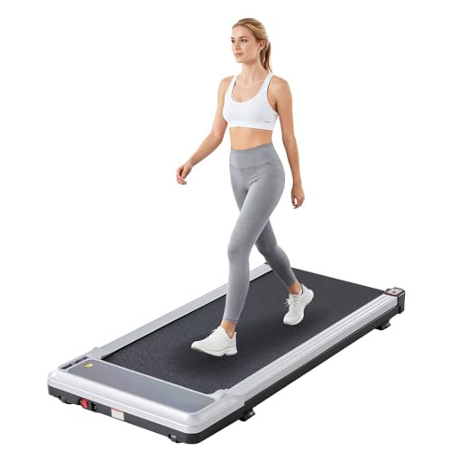 Sweetcrispy Compact 3-in-1 Treadmill (Silver)