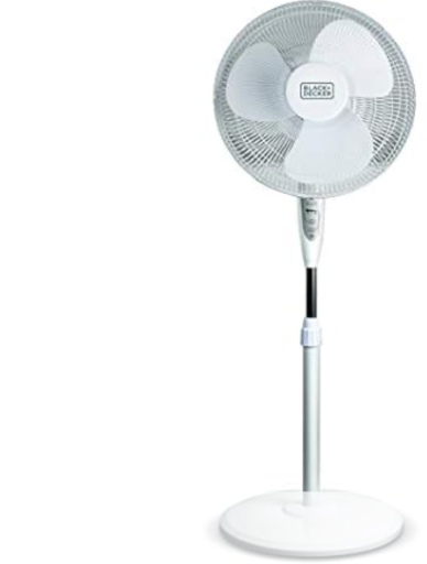 BLACK+DECKER 16" Stand Fan with Pedestal Base
