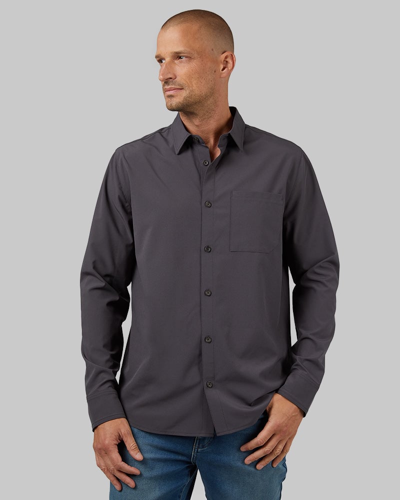 32 Degrees Men's Casual Dress Shirt Iron Deal