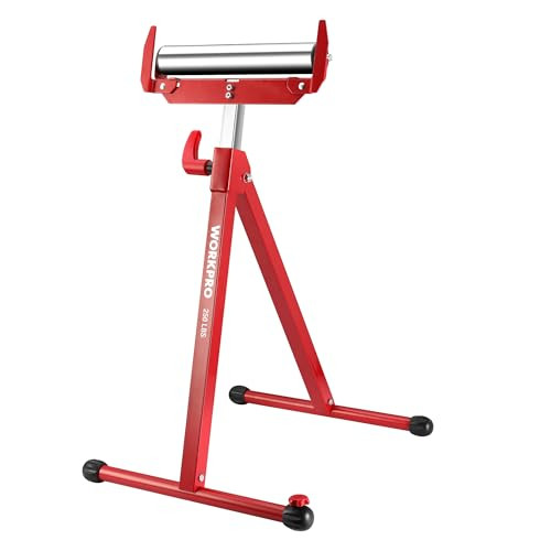WORKPRO Folding Roller Stand 250 LB Load Capacity