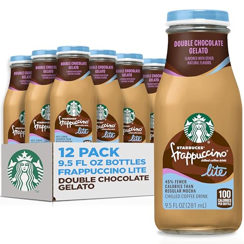 Starbucks Frappuccino Lite Chilled Gelato Coffee Drink 12-Pack 9.5-Oz Deal
