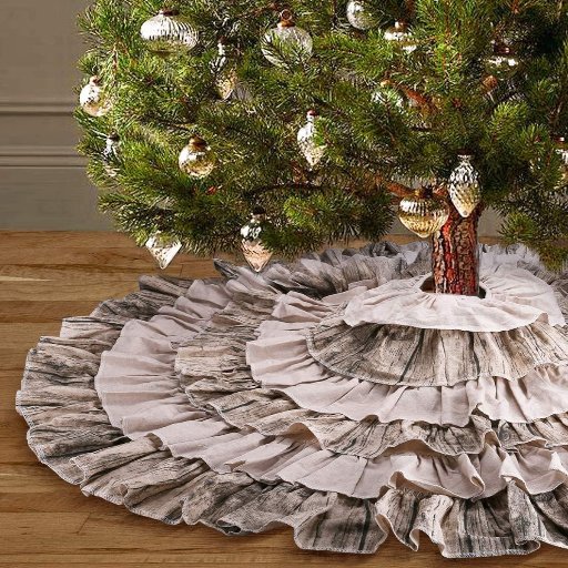 Large 6-Layer, 48" Western Ruffle Tree Skirt