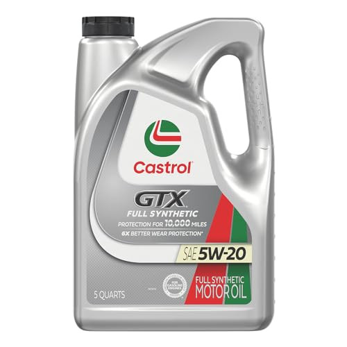 5-Qt Castrol GTX Full Synthetic Motor Oil (5W-20) Deal