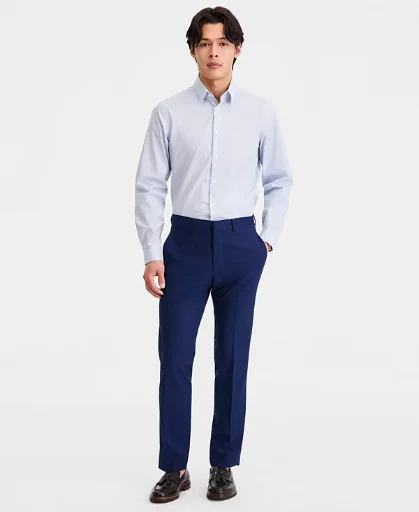 Kenneth Cole Reaction Men's Techni-Cole Slim-Fit Suit Pants Deal