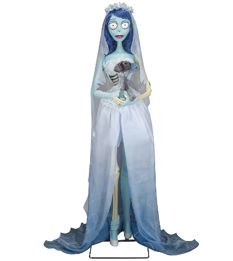5.5' Corpse Bride Emily Motion Activated Animatronic