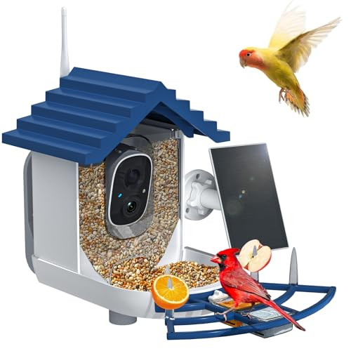 Smart Bird Feeder with Camera Solar Powered & AI Bird Identification