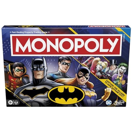 Monopoly Batman Edition Board Game (Amazon Exclusive)