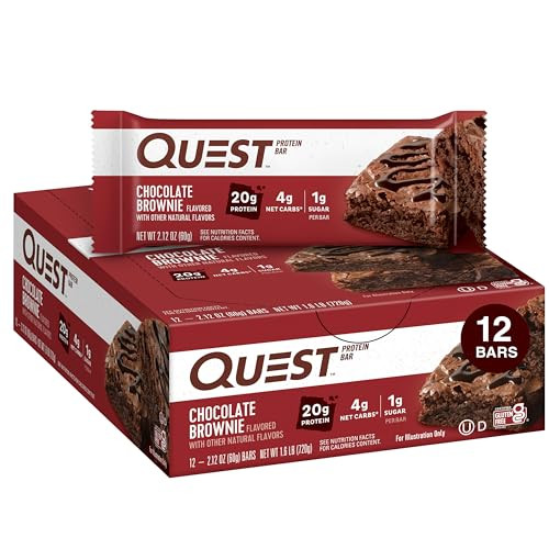 Quest Nutrition Protein Bars 12-Count (Chocolate Brownie)