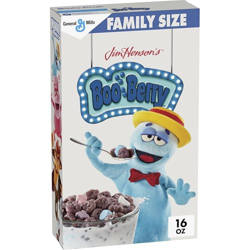 General Mills Boo Berry Cereal with Monster Marshmallows 16-Oz