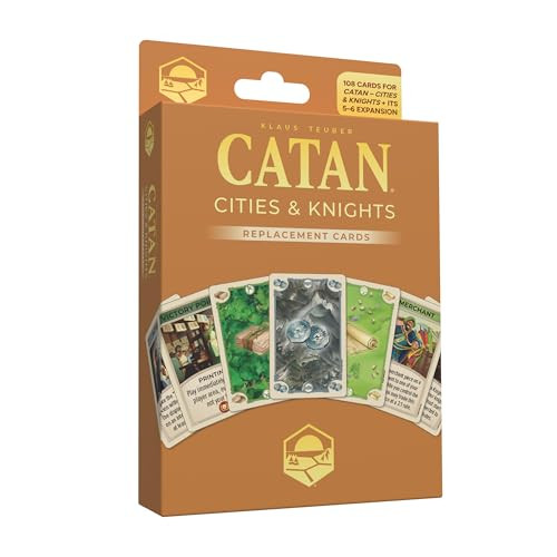 CATAN Cities & Knights Card Accessory (6th Edition) Complete Replacement Set
