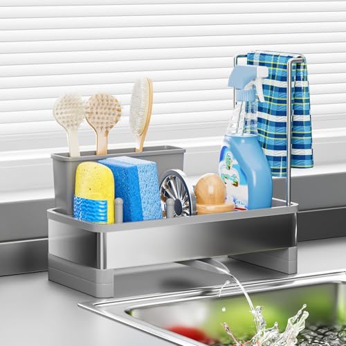 Ewaiira Stainless Steel Sink Caddy 9.8″