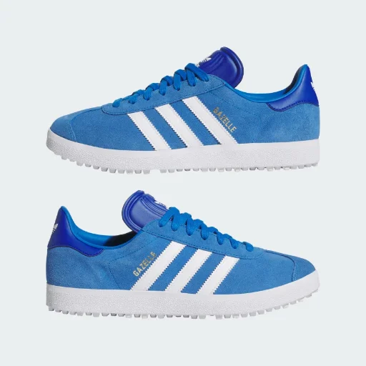 Adidas Men Gazelle Spikeless Golf Shoes (Dusky Orange / Ice Tangerine / Cloud White)