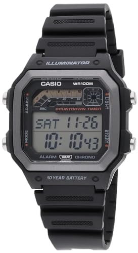 Casio WS-1600H Digital Watch 90s Sport Design Deal