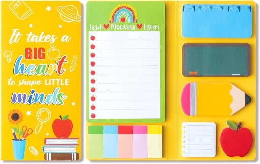Teacher Themed Sticky Notes Set Deal