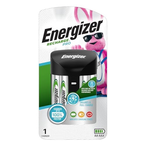 Energizer Pro AAA and AA Battery Charger with 4 NiMh Rechargeable AA Batteries Deal