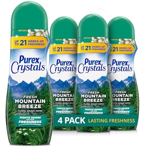 Purex Crystals In-Wash Scent Booster, Fresh Mountain Breeze, 21 oz (Pack of 4) Deal