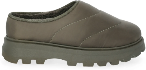 Madden NYC Women's Puffy Cozy Mule (Olive/Black)