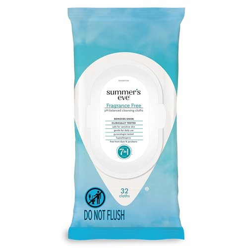 Summer's Eve Cleansing Wipes 32-Count (Fragrance Free)