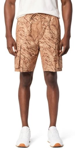 Levi Strauss Signature Men's Comfort Cargo Shorts Woodsmoke Excavated Camo