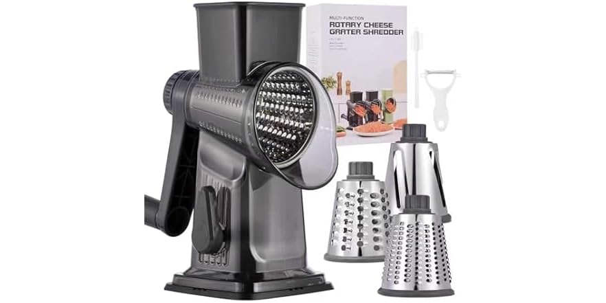 Rotary Cheese Grater with Handle Deal