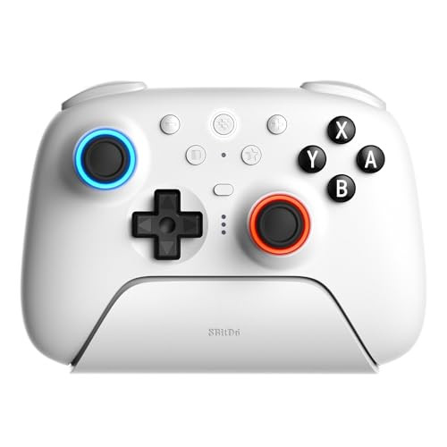 8Bitdo Ultimate 2 Bluetooth Controller for Switch/Switch 2 & Windows PC (White)