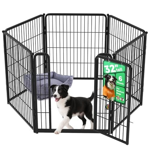 (Prime Deal) FXW HomePlus 6-Panel Indoor Dog Playpen Deal