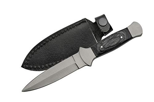 7.5" SZCO Full Tang Bowie Knife w/ Leather Sheath