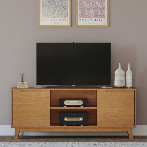 George Oliver Jerred 59" Solid Wood TV Stand