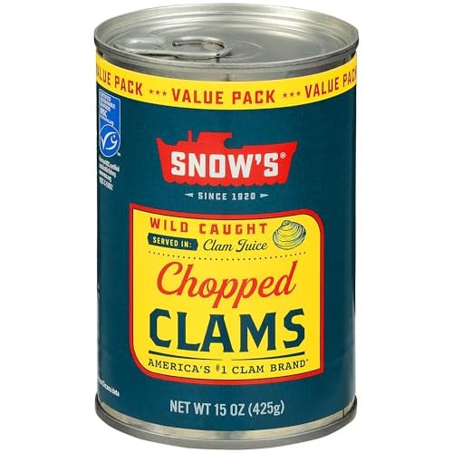 Snow's Wild Caught Chopped Canned Clams 15-Oz Deal