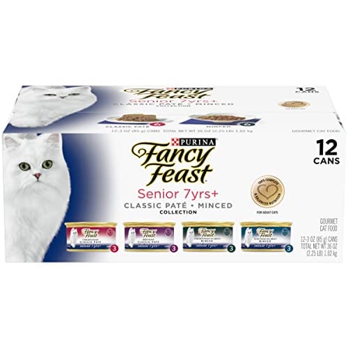 Purina Fancy Feast High Protein Wet Cat Food Variety Pack 48 cans 3oz Deal
