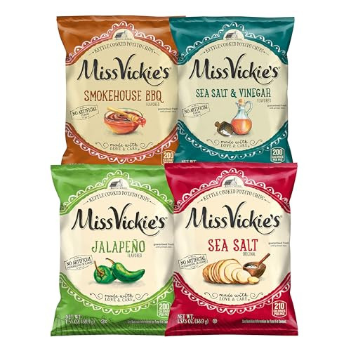 Miss Vickie's Kettle Cooked Potato Chips Variety Pack 28-Count