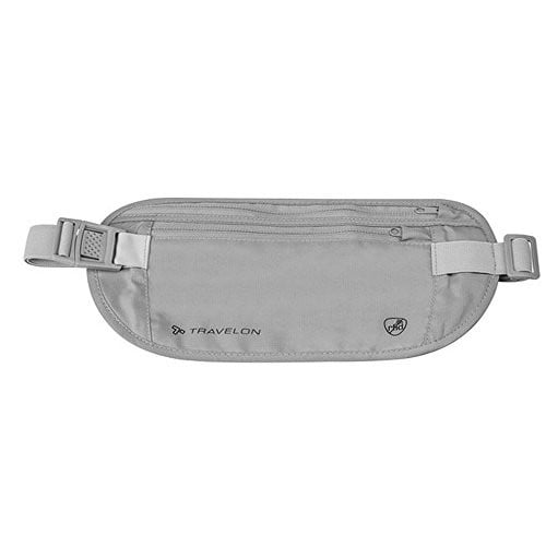 Travelon RFID Blocking Waist Pouch Gray 10.75"W x 5"H x 0.125"D Deal