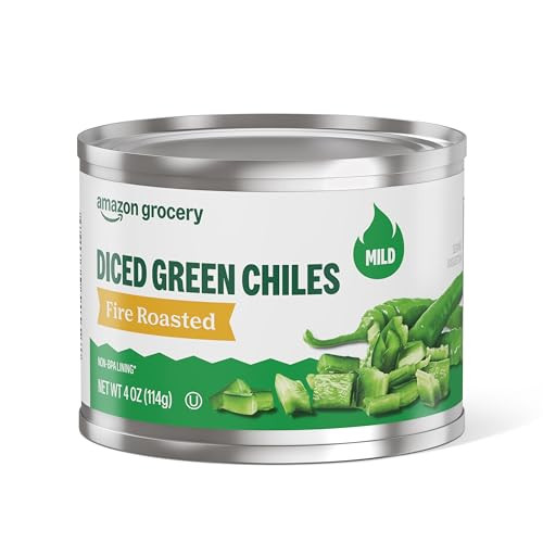Fire Roasted Diced Green Chiles, Mild, 4 Oz
