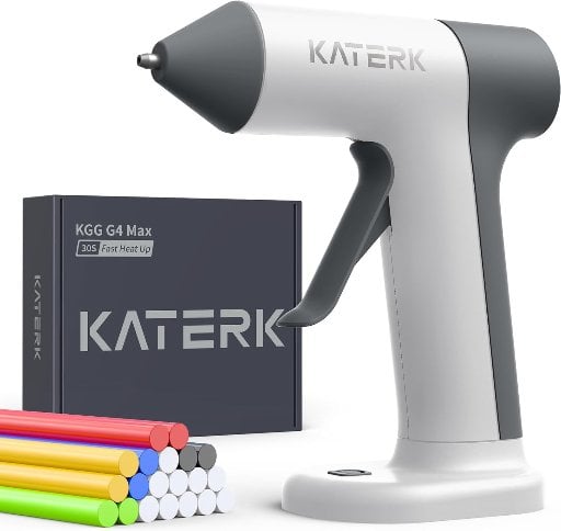 Katerk Cordless Hot Glue Gun Kit with 20 Glue Sticks Deal