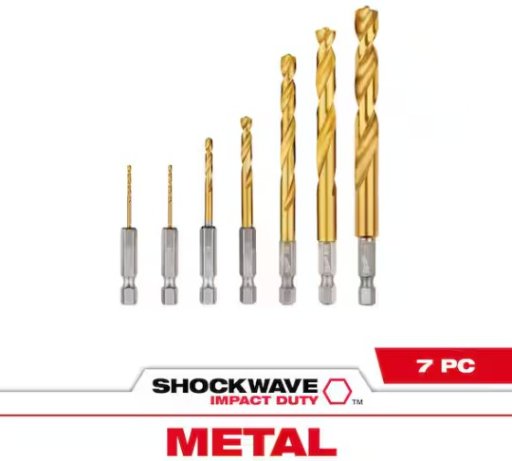 Milwaukee SHOCKWAVE IMPACT DUTY Titanium Drill Bit Set 23-Piece