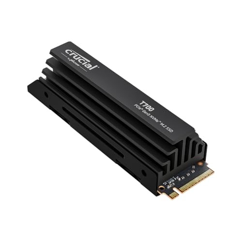 2TB Crucial T700 Gen5 NVMe M.2 SSD with Heatsink