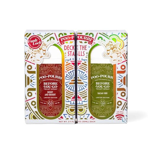 Poo-Pourri Deck The Stalls Tear Away Gift Set, Berry and Bright 1 Fl Oz